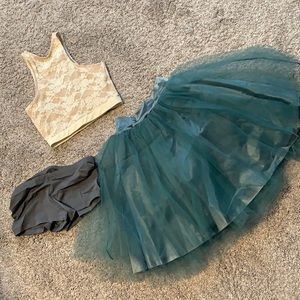 Dance costume 3 pieces